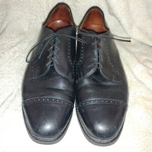 Allen Edmonds Men Laced Up Classic Black Dress Shoes SZ:10.5 Wingtip Derby Prom.